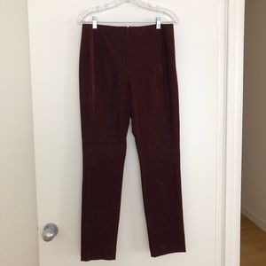 Burgundy Velvet pants